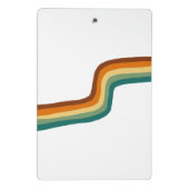 Zwart-witretro Mini Klembord (Achterkant)