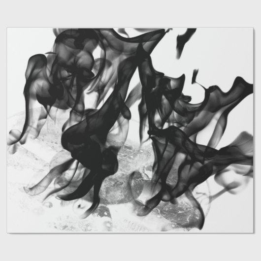 Zwart-witrooipapier Cadeaupapier (Vlak)