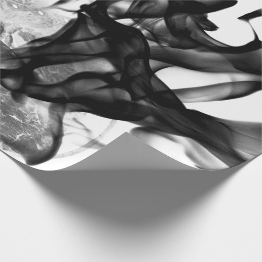 Zwart-witrooipapier Cadeaupapier (Hoek)