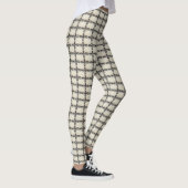 zwart-witruitdruk leggings (Rechts)