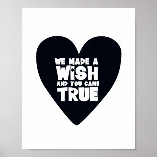 Zwart-witscandi-typografisch Inspirerend Poster (Voorkant)