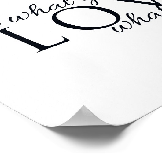 Zwart-witscandi-typografisch Inspirerend Poster (Hoek)