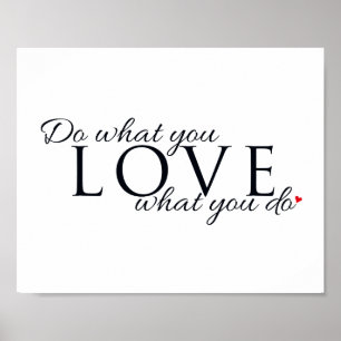 Zwart-witscandi-typografisch Inspirerend Poster