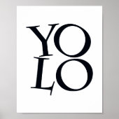 Zwart-witscandi-typografisch Inspirerend Poster (Voorkant)