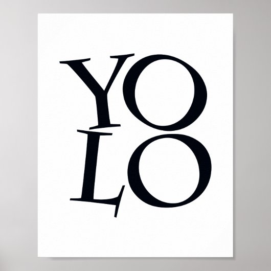 Zwart-witscandi-typografisch Inspirerend Poster (Voorkant)