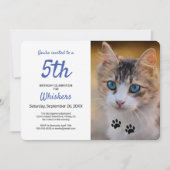 Zwart-witschilderafdrukken Blauw-huisfoto Kaart (Voorkant)