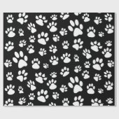 Zwart-witschilderafdrukken Cadeaupapier (Vlak)