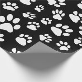 Zwart-witschilderafdrukken Cadeaupapier (Hoek)