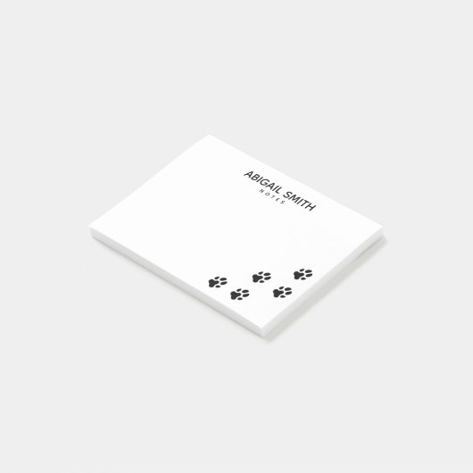 Zwart-witschilderafdrukken - op maat gemaakt post-it® notes (Schuin)