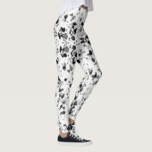 Zwart-witschilderplaatje Leggings (Rechts)