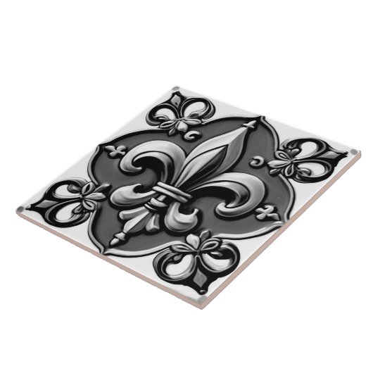 Zwart-witschip de Lis Tegeltje (Zijkant)