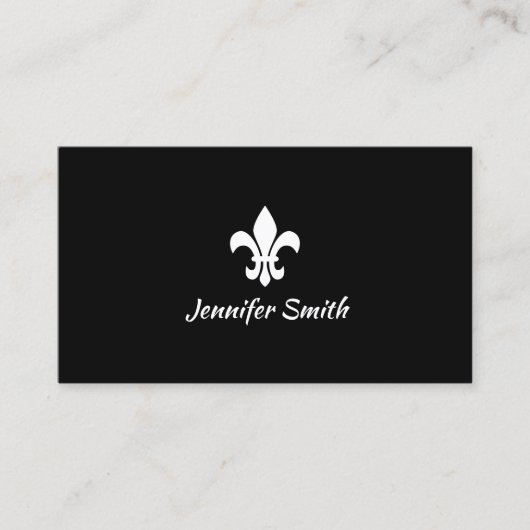 Zwart-witschip de Lis Visitekaartje (Voorkant)