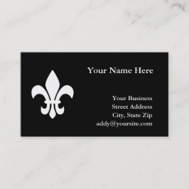 Zwart-witschip de Lis Visitekaartje