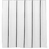 Zwart-witschoeisel met strips douchegordijn (Voorkant)