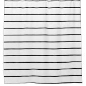Zwart-witschoeisel met strips douchegordijn (Voorkant)