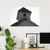 Zwart-witschool Poster (Thuiskantoor)