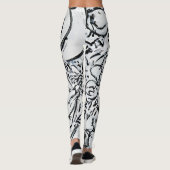 Zwart-witserie # 1 leggings (Achterkant)