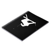 Zwart-witskier Notitieboek (Linkerzijde)