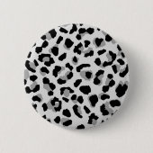 Zwart-witsneeuwblaasafdrukken Ronde Button 5,7 Cm (Voorkant)