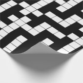 Zwart-witsnijpapier Cadeaupapier (Hoek)