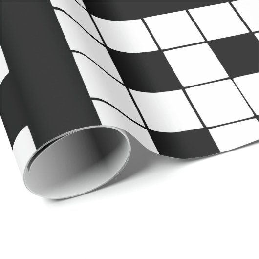 Zwart-witsnijpapier Cadeaupapier (Rol Hoek)