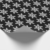 Zwart-witspatrooppapier Cadeaupapier (Hoek)