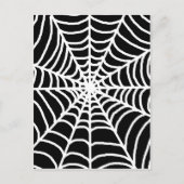 Zwart-witspinweb Briefkaart (Voorkant)