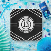 Zwart-witsportthema Bord (Feest)