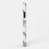 Zwart-witstaat van vrijheid Case-Mate iPhone case (Achterkant/rechts)