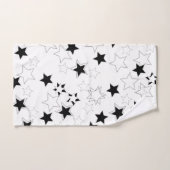 Zwart-witsterren Bathroom-handdoeksets Bad Handdoek (Handdoek)