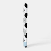 Zwart-witstippen, Gestippeld, Uw naam iPhone 16 Hoesje (Rechterkant)