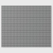 Zwart-witstippenpatroon Cadeaupapier (Vlak)