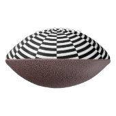 Zwart-witstraling American Football (Gedraaid 90)