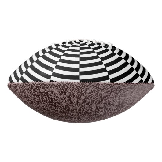 Zwart-witstraling American Football (Gedraaid 90)