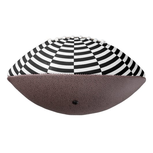 Zwart-witstraling American Football (Gedraaid 270)