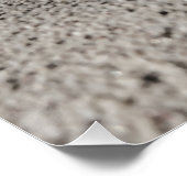 Zwart-witstrand Poster (Hoek)