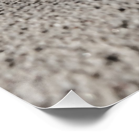 Zwart-witstrand Poster (Hoek)