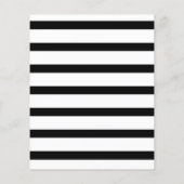 Zwart-witstreep - babymeisje - Bingo Flyer (Achterkant)