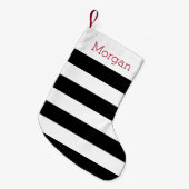 Zwart-witstreping Kleine Kerstsok (Voorkant (Hangend))