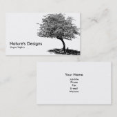 Zwart-witstructuur Visitekaartje (Voorkant / Achterkant)