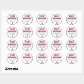 Zwart-witsyndroom van Ehlers-Danlos EDS-Sticker Ronde Sticker (Vel)