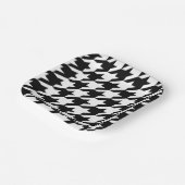 Zwart-wittanden Papieren Bordje (Gebogen)