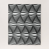 Zwart-witte 3D illusie | Opwindend volwassenen Legpuzzel (Verticaal)
