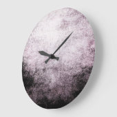 Zwart-witte Abstracte kantel met  wandklok (Hoek)