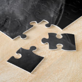 Zwart-witte adelaar - Dieren Kunst Legpuzzel (Zijkant)