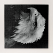 Zwart-witte adelaar - Dieren Kunst Legpuzzel (Horizontaal)
