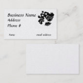 Zwart-witte adelaar visitekaartje (Voorkant / Achterkant)