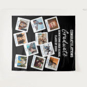 Zwart Witte Afgestudeerde Insta Foto School Bijnam Wandkleed (Voorkant (horizontaal))