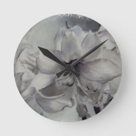 ZWART WITTE AMARYLLIS WANDKLok