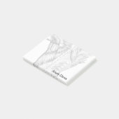 Zwart-witte anatomie Art Rugspieren (1890) Post-it® Notes (Schuin)